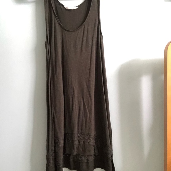 Brown High-Low Dress - Picture 2 of 3